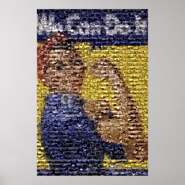 WWII Rosie Riviter montage Poster (Framsidan)