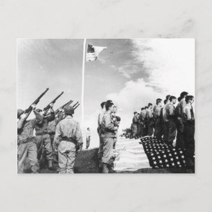 WWII Salute to Fallen Soldiers Vykort