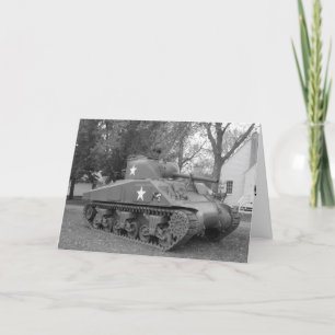 "WWII-Tank" födelsedagskort Kort