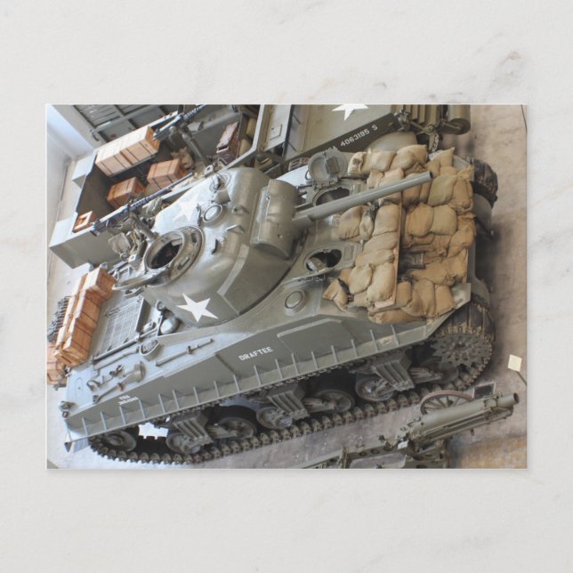 WWII-Tanker Vykort (Framsida)