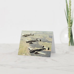WWII tre Messerschmitt ME-110 Kort