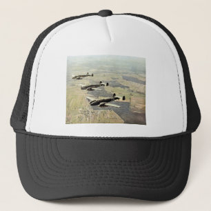 WWII tre Messerschmitt ME-110 Truckerkeps