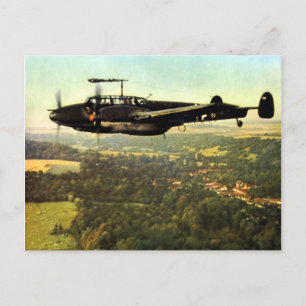 WWII Tre tyska BF-110 Vykort