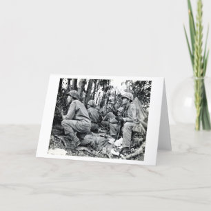 WWII US Marines on Peleliu Kort