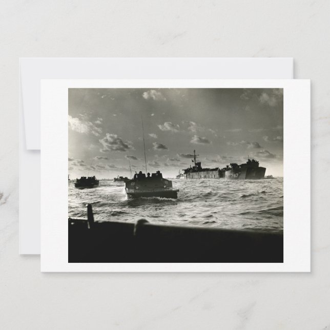 WWII US Marines överfall Iwo Jima (Framsida)