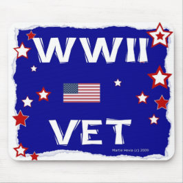 WWII Vet - In Honor - Mousepad Musmatta
