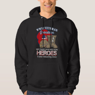 Wwii Veteran Grandson Flest människor träffar aldr Hoodie