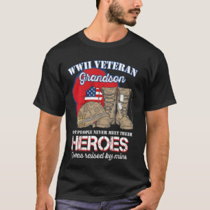 Wwii Veteran Grandson Flest människor träffar aldr T Shirt