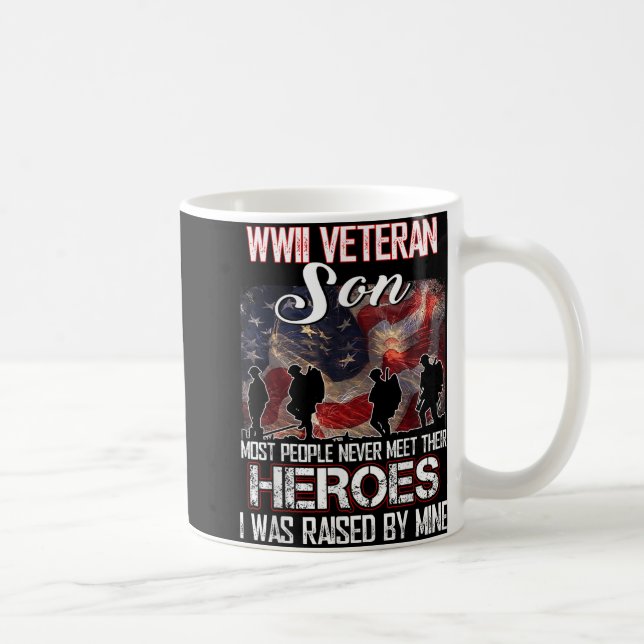 Wwii Veteran Son De flesta människor träffar aldri Kaffemugg (Höger)