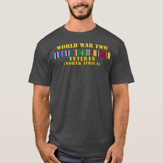 WWII Veteran w NORTH AF SVC T Shirt