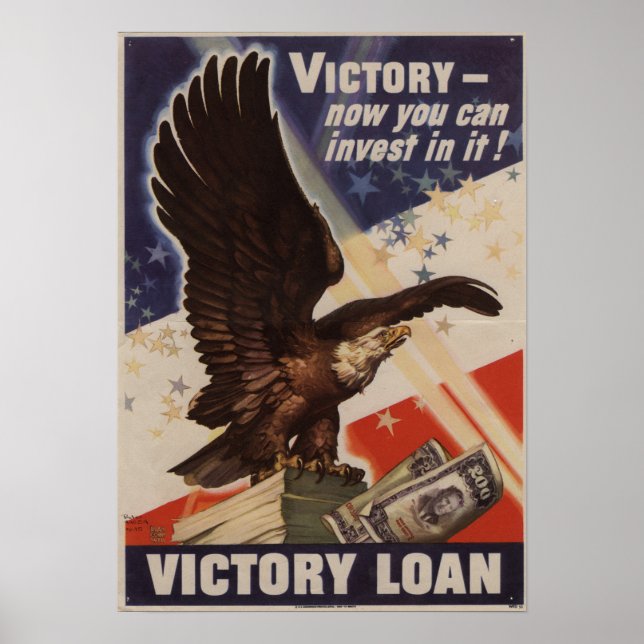 WWII Victory Loan Poster (Framsidan)
