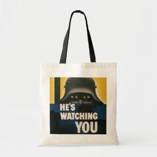 WWII Vintage affisch Bag Tygkasse