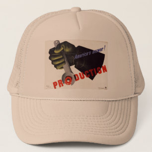 WWII Vintage affisch Hat Keps