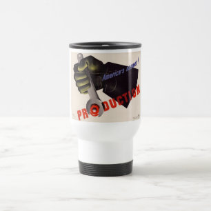 WWII Vintage affisch Mugg