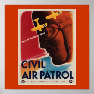 WWII Vintage affisch Poster