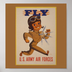 WWII Vintage affisch Poster