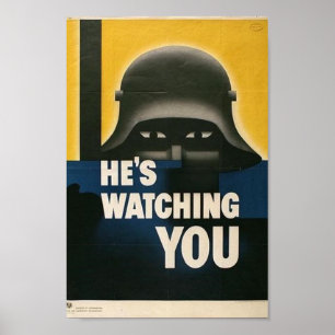 WWII Vintage affisch Poster