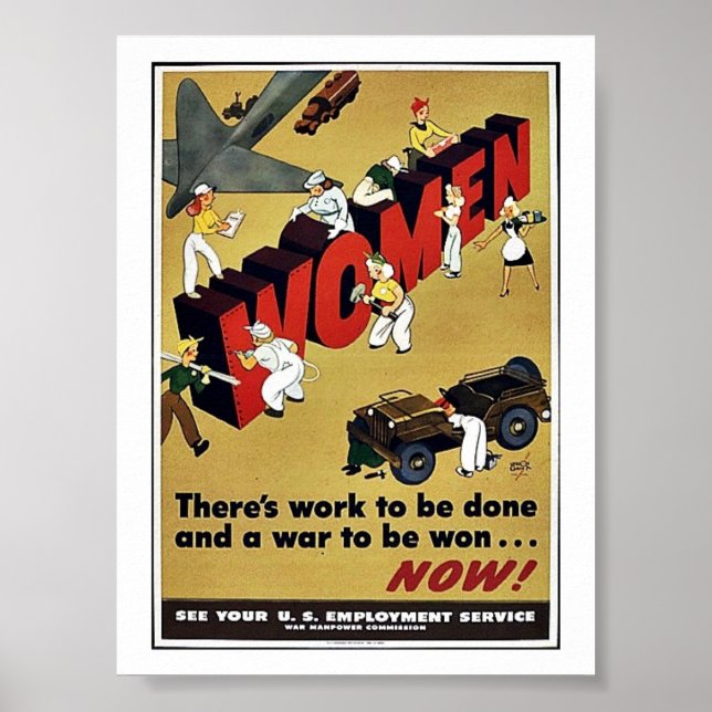 Wwii Women Poster (Framsidan)