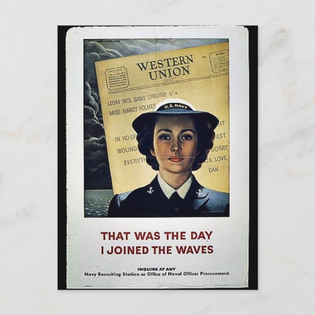 Wwii Women Vykort (Framsida)