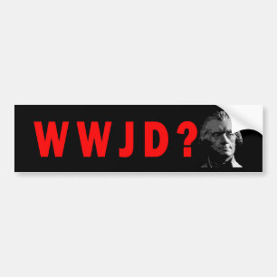 WWJD? Bildekal