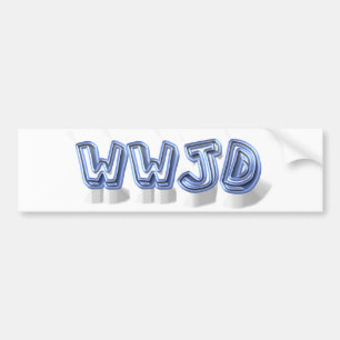 wwjd bildekal