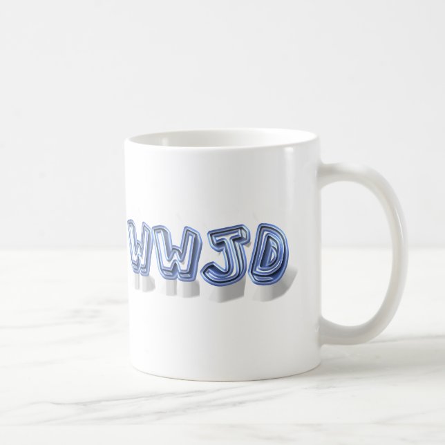 wwjd kaffemugg (Höger)