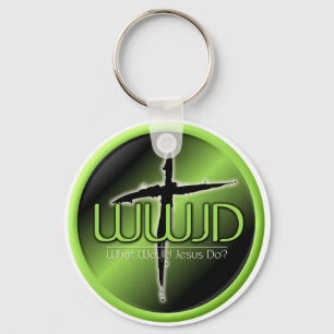 WWJD? Keychain Nyckelring