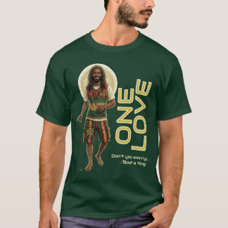 WWJD Reggae Vibes, Everyday Jesus, Rasta One Love T Shirt