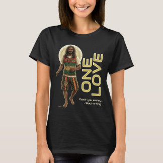 WWJD Reggae Vibes, Everyday Jesus, Rasta One Love T Shirt