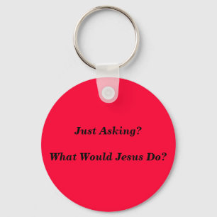 WWJD-, skulle vad Jesus gör? Nyckelring