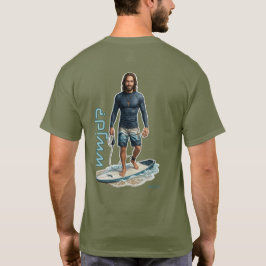 WWJD Surfar Vibes, Vardaglig Jesus, Frälsare Surfa T Shirt