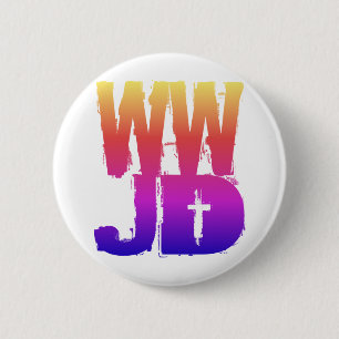 WWJD vad skulle Jesus, gör Knapp