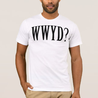WWJD/WWYD? Vad skulle, gör Yeshua eller Jesus Tee Shirt