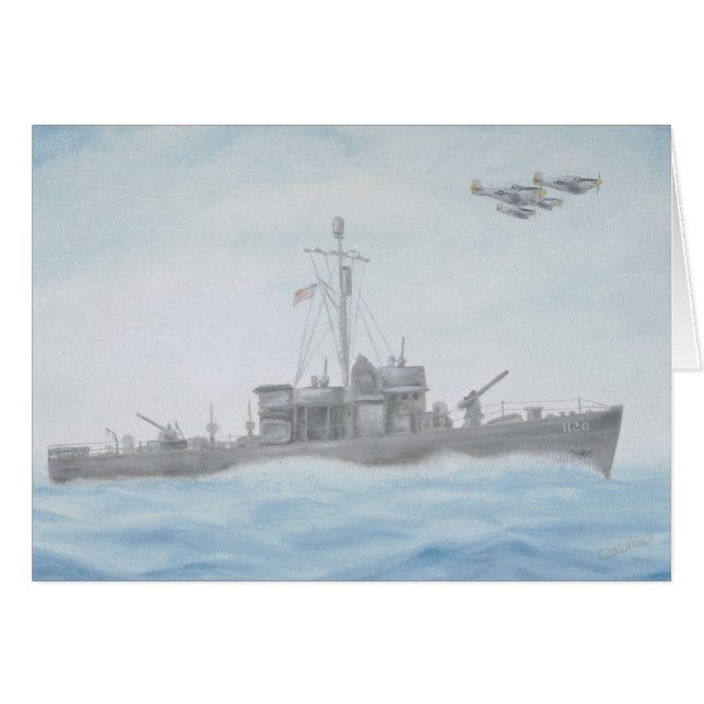 WWll fraktkort Hälsningskort (Framsidan Horizontal)