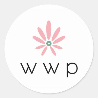 WWP-etikett Runt Klistermärke