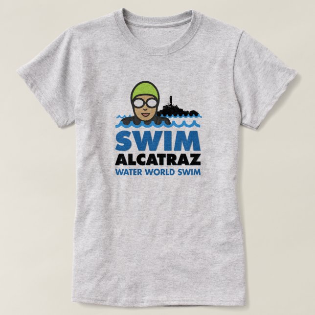 WWS Swim Alcatraz T-Shirt (Design framsida)