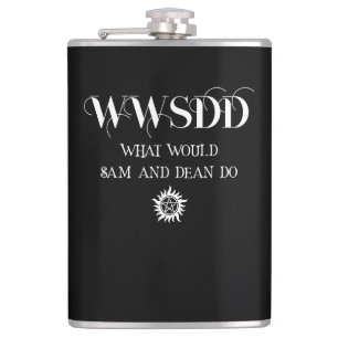 WWSDD Citat Design med Pentagram Sol Symbol Fickplunta