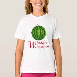 WWW : Bära med Watermelon och W-temed T Shirt