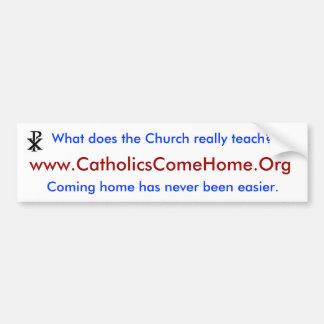 www.CatholicsComeHome.Or G Bildekal
