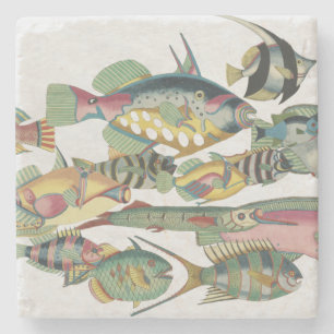 WWW FISH Stoneware Underlägg Sten