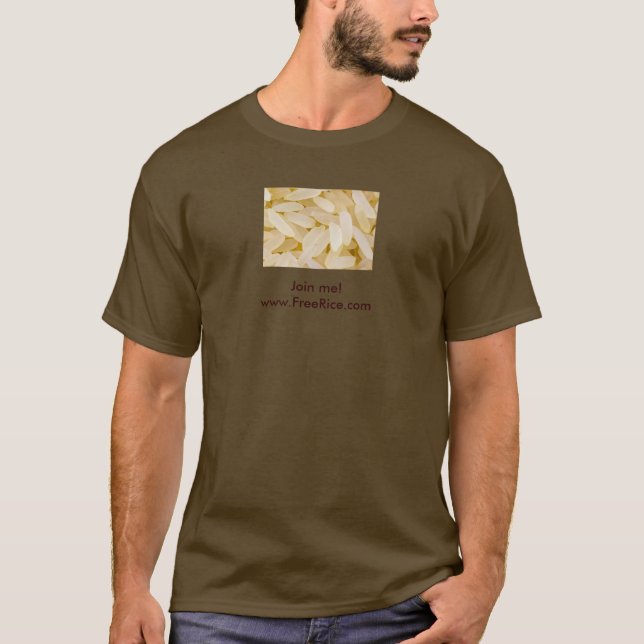 www.FreeRice.com T-shirt (Framsida)