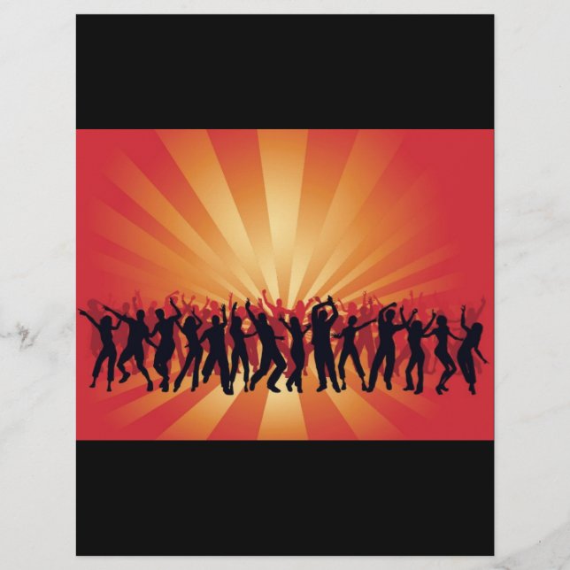 www_Garcya_us_dans disco-personvektor Reklamblad (Framsidan)