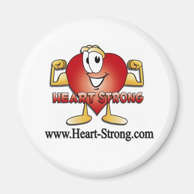 www.Heart-Strong.com Magnet (Framsidan)