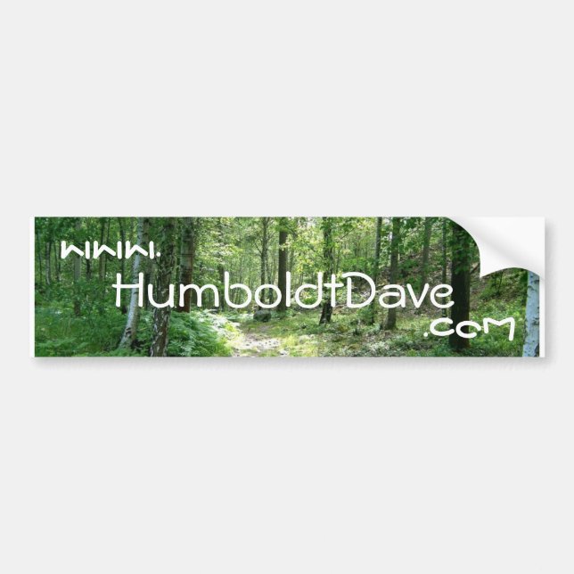 www.HumboldtDave.com Bildekal (Framsidan)
