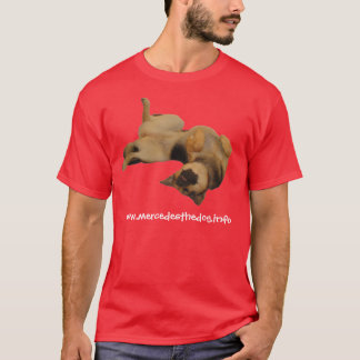 www.mercedesthedog.info röd t-skjorta t-shirt