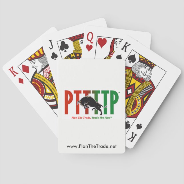 www.PlanTheTrade.net som leker kort Casinokort (Baksidan)