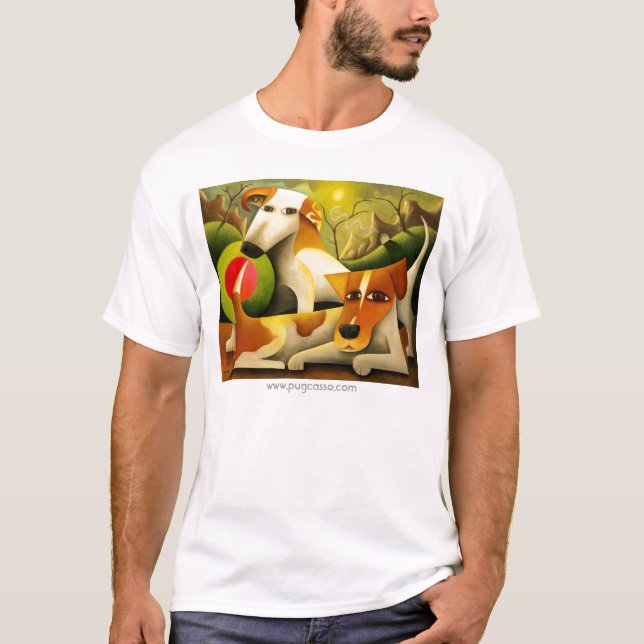 www.pugcasso.com t-shirt (Framsida)