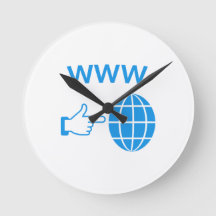 WWW World Wide Web Glob ikon med handpekare