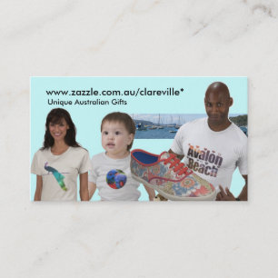 www.zazzle.com.au/clareville* visitkort