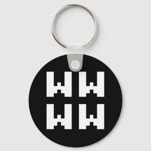 WWWW   LOL Japansk Internet Slang Keychain Nyckelring